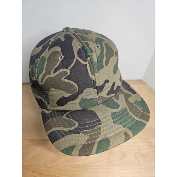 Vintage Camouflage Insulated Baseball Hat Hunting Cap Snapback - Picture 1 of 7
